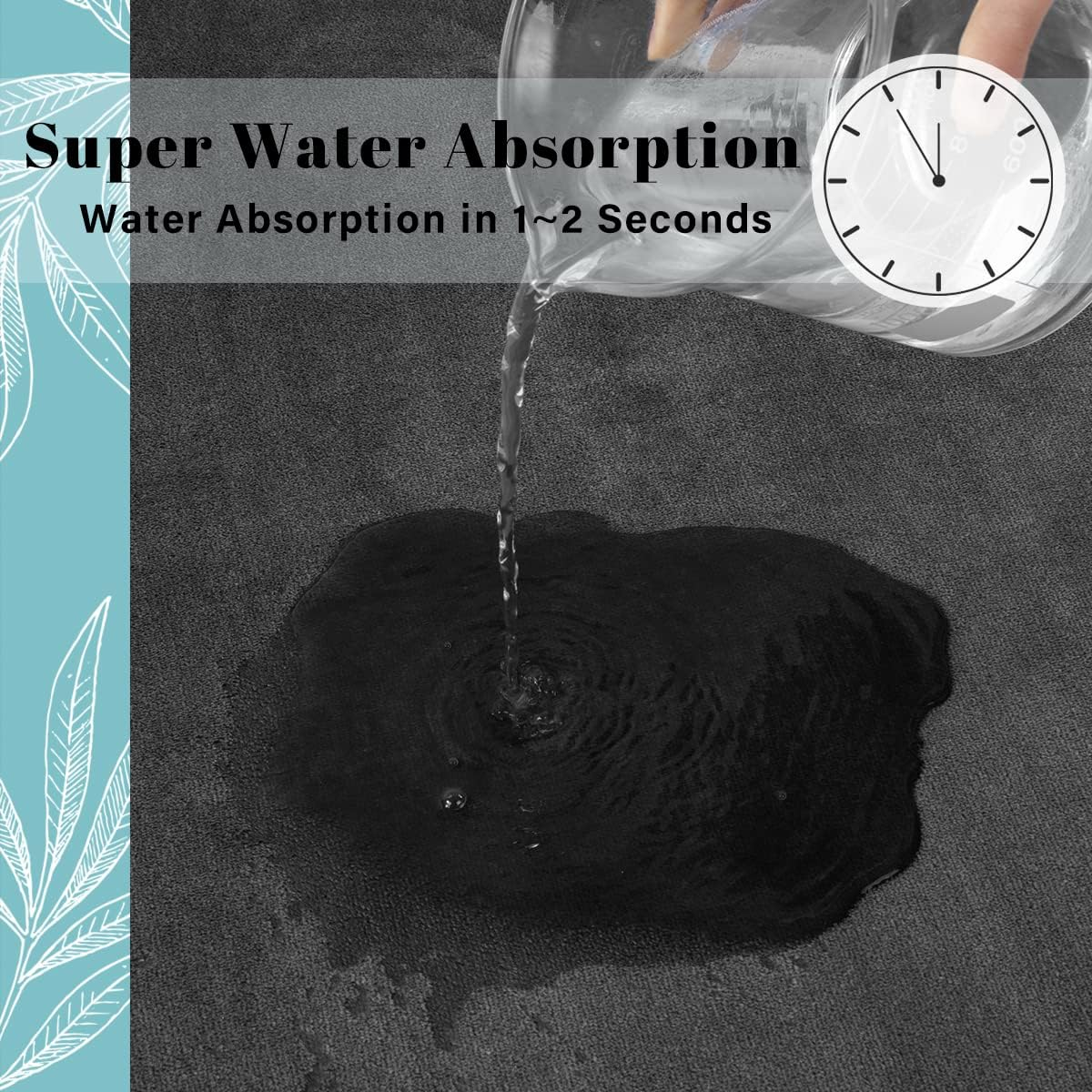 Premium Quick-Dry Super Absorbent Bath & Floor Mat